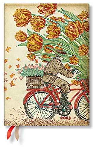 Holland Spring (Living with Yuko) Midi Dayplanner 2023: Softcover, flexi binding, Horizontal Layout, 100 gsm, no closure