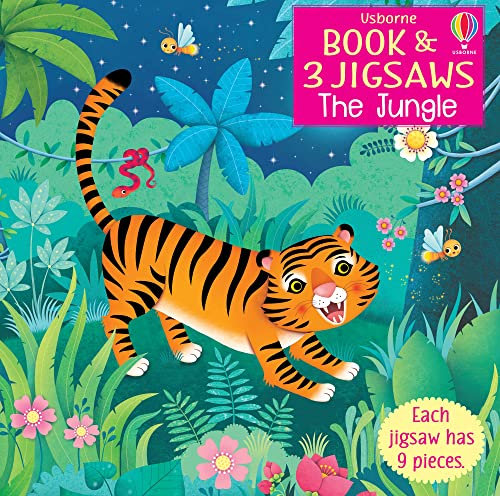 The Jungle (Usborne Book and Jigsaw): 1 (Book and 3 Jigsaws)