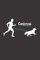 Hund Geländelauf: Canicross Notizbuch / Tagebuch Sport Hund - DIN A5 120 Seiten liniert - Hunde Geschenk Hundebesitzer
