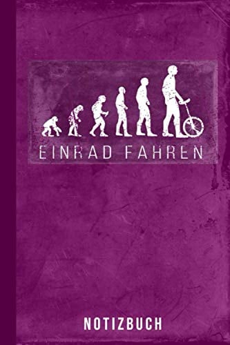 Notizbuch Einrad fahren: Einradfahren lernen (Radsport Zubehör, Band 1)