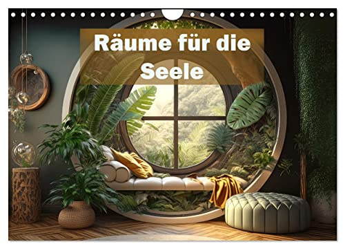 Räume für die Seele (Wandkalender 2026 DIN A4 quer), CALVENDO Monatskalender: Wohnoasen der Ruhe (CALVENDO Lifestyle)