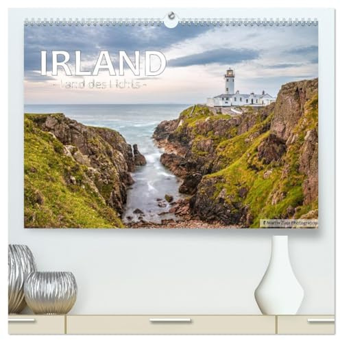 Irland, Land des Lichts (hochwertiger Premium Wandkalender 2026 DIN A2 quer), Kunstdruck in Hochglanz: Eine Reise auf die Grüne Insel: schroffe Küste, ... und malerische Landschaften.. (CALVENDO Orte)