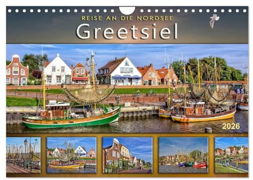 Reise an die Nordsee - Greetsiel (Wandkalender 2026 DIN A4 quer), CALVENDO Monatskalender: Der Fotokünstler Peter Roder nimmt Sie mit auf eine Reise nach Greetsiel an der Nordsee. (CALVENDO Natur)