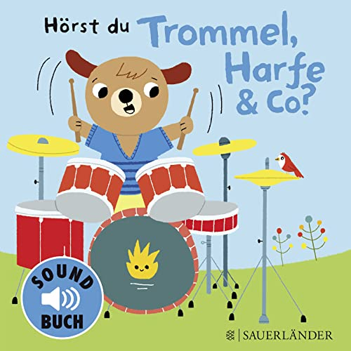 Hörst du Trommel, Harfe & Co? (Soundbuch): mit vielen Sounds Musikinstrumente entdecken │ Pappbilderbuch mit realistischen Geräuschen für Kinder ab 18 Monaten (schönes Geschenk zum 1. Geburtstag)