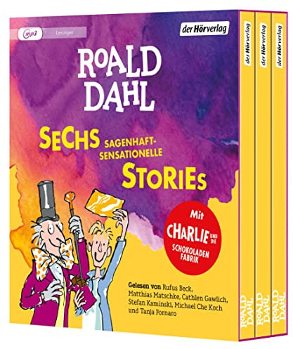 Sechs sagenhaft-sensationelle Stories: Charlie und die Schokoladenfabrik - Der fantastische Mister Fox - James und der Riesenpfirsich - Mister Hoppys ... das Wundermittel. - Sechs Titel in einer Box