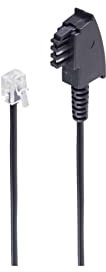 Shiverpeaks BS70003 Basic-S Telefonkabel, 3m schwarz