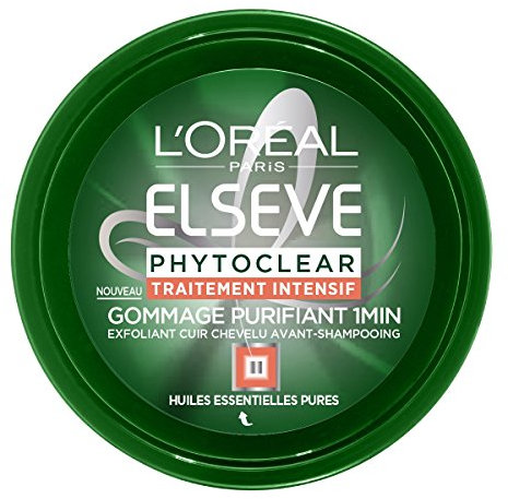 ELSEVE - Exfoliant avant shampoing - Gommage Purifiant 1mn - Pot 150ml
