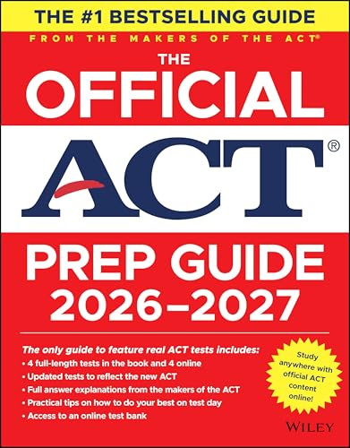 The Official ACT Prep Guide 2026-2027: Book + Online