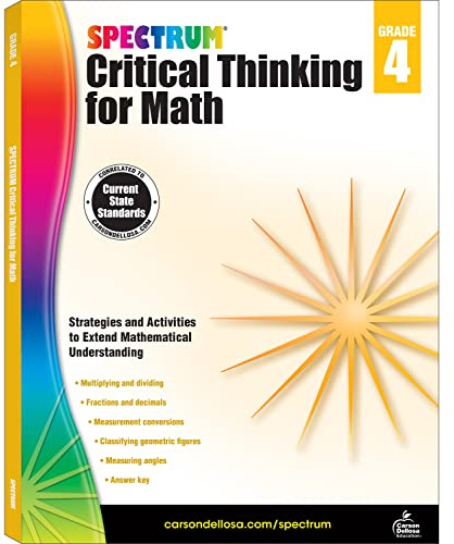 Spectrum Critical Thinking for Math, Grade 4: Volume 46