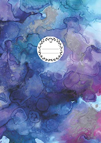 BLANKO NOTIZBUCH A4: Journal zum Gestalten oder als Zeichenbuch, Skizzenbuch, Notizheft, Blankobuch, Malbuch | 110 Seiten leer | Weißes Papier gebunden | Soft Cover Aquarell