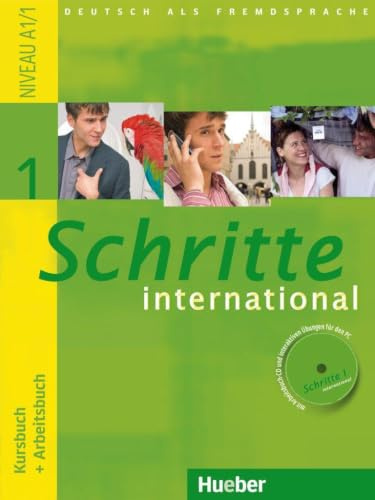 Schritte international 1: Deutsch als Fremdsprache / Kursbuch + Arbeitsbuch mit Audio-CD zum Arbeitsbuch und interaktiven Übungen