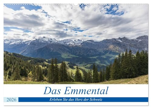 Das Emmental (Wandkalender 2026 DIN A2 quer), CALVENDO Monatskalender: Erleben Sie das Herz der Schweiz (CALVENDO Natur)