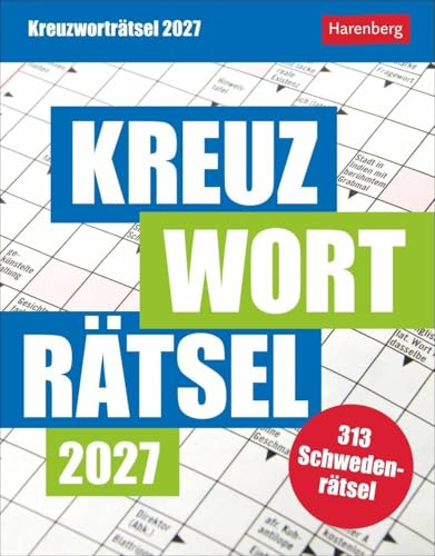 Kreuzworträtsel Tagesabreißkalender 2027: Tischkalender mit täglichem Rätselspaß. Kalender zum Aufstellen für alle Kreuzworträtsel-Liebhaber