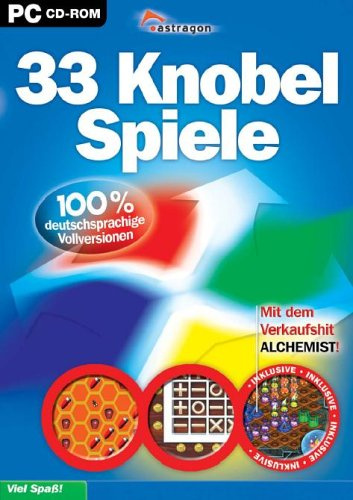 33 Knobelspiele, CD-ROM Mit dem Verkaufshit Alchemist. Für Windows 95/98/Me/2000/XP