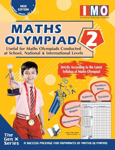 International Maths Olympiad - Class 2(With OMR Sheets): Theories with Examples, MCQS & Solutions, Previous Questions, Model Test Papers