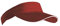 MB Caps Sport Sun Visor mit kontrastfarbenem Sandwich in 12 Farben für Golf, Tennis, Angeln von notrash2003® (Burgundy-Weiss)