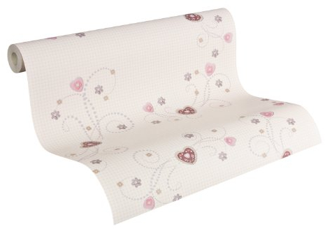 A.S. Creation 863829 Mustertapete Be Happy Tapeten, beige - braun - rosa