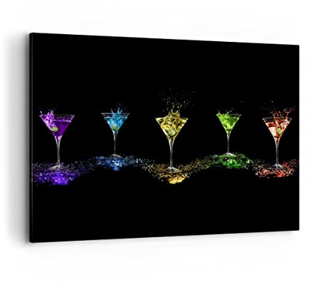 ARTTOR Leinwandbild 100x70cm Wandbild Küche - 0442