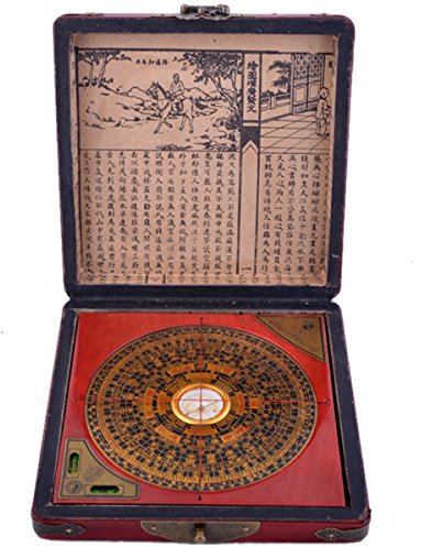Chinesische Feng Shui chinesischer Drache & Phönix Kompass Luo Pfanne Werkzeug + kostenloser Mxsabrina mit roter Schnur Armband G1322