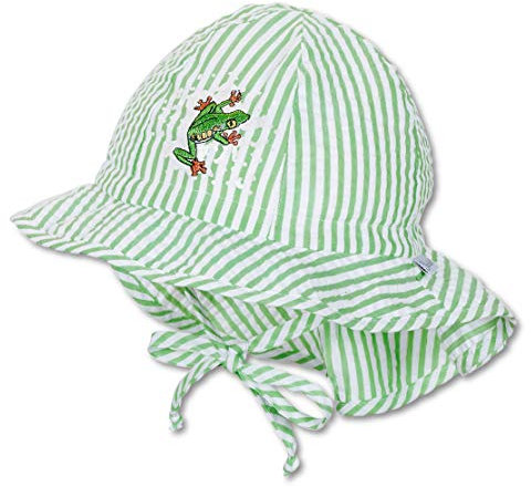 Sterntaler Mädchen Schirmmütze Sommerhut, LSF 50+, mit Nackenschutz, Gr. 53, Fb. 714 Orchidee