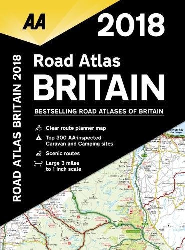 AA Road Atlas Britain 2018