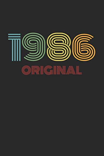 Retro 1986 Original - Tagesplaner 52 Wochen: Vintage Terminplaner - A5 (6x9), 120 Seiten - Geburtstag 80er 80's Geschenk Jahresplaner Kalender