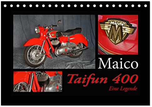 Maico Taifun 400 - Eine Legende (Tischkalender 2026 DIN A5 quer), CALVENDO Monatskalender: Ein Wirbelwind aus den 50er Jahren (CALVENDO Mobilitaet)