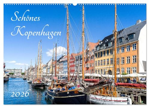 Schönes Kopenhagen (Wandkalender 2026 DIN A2 quer), CALVENDO Monatskalender (CALVENDO Orte)