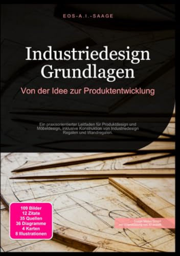 Industriedesign Grundlagen: Von der Idee zur Produktentwicklung: Ein praxisorientierter Leitfaden für Produktdesign und Möbeldesign, inklusive Konstruktion von Industriedesign Regalen und Wandregalen.