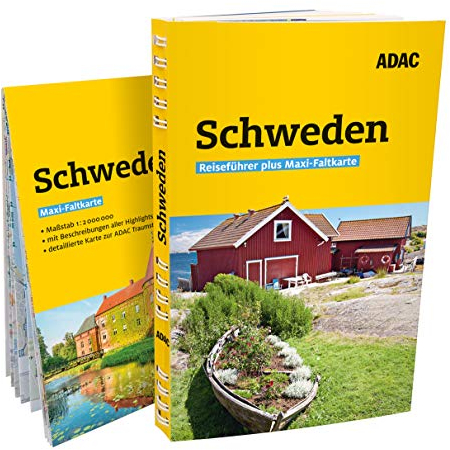 ADAC Reiseführer plus Schweden: Mit Maxi-Faltkarte und praktischer Spiralbindung