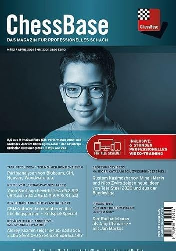 ChessBase Magazin #230: Das Magazin für professionelles Schach (ChessBase Magazin: Das Magazin für professionelles Schach (Heft + DVD-ROM + Download))