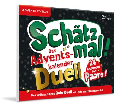 Schätz mal! Das Adventskalender-Duell: 24 Challenges für Paare