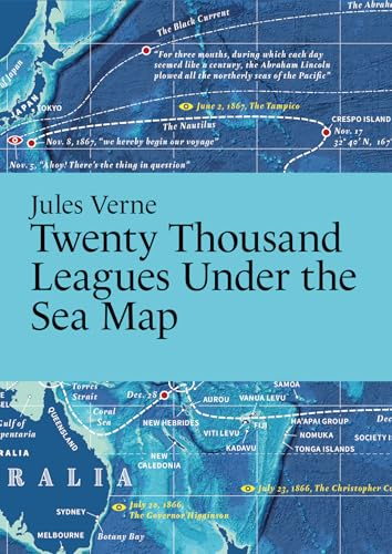 Jules Verne: Twenty Thousand Leagues Under the Sea Map (Paris Grafik's Literary Maps)