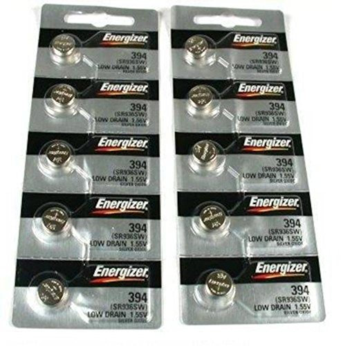 10 394 / 380 Energizer Watch Batteries SR936W SR936SW