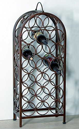 Casablanca Design Weinflaschenständer 'Duro', 83 x 35 cm, rusty