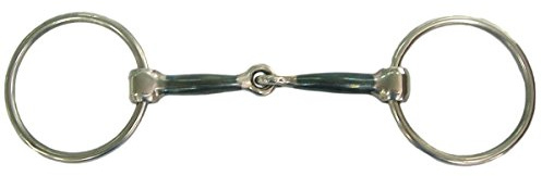 Karlslund Blaues einfach-gebrochenes Gebiss, 11,5 cm.