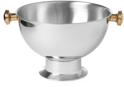HENDI Champagnerkühler, Weinkühler und Ständer, Sektkühler, 13,5L ø370x(H)230mm, Edelstahl