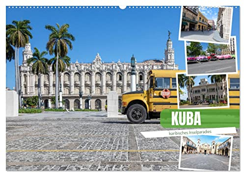 Kuba - karibisches Inselparadies (Wandkalender 2026 DIN A2 quer), CALVENDO Monatskalender: Kuba, die Perle der Karibik (CALVENDO Orte)