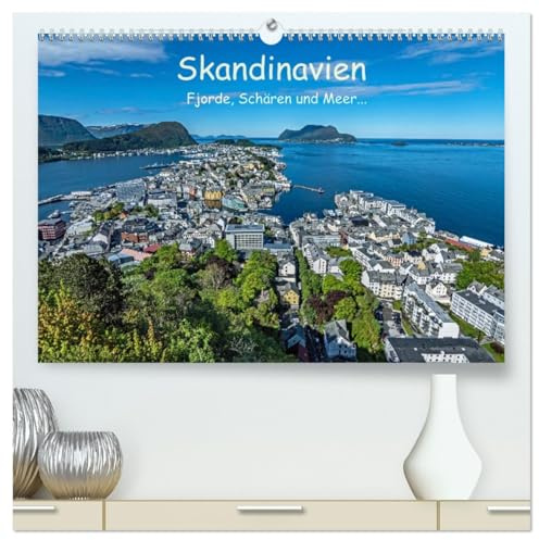 Skandinavien - Fjorde, Schären und Meer... (hochwertiger Premium Wandkalender 2026 DIN A2 quer), Kunstdruck in Hochglanz: Eine Bilderreise durch den malerischen Norden Europas (CALVENDO Orte)