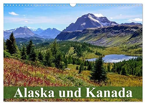 Alaska und Kanada (Wandkalender 2026 DIN A3 quer), CALVENDO Monatskalender: Die unberührte Natur und Tierwelt in Kanada und Alaska (CALVENDO Orte)