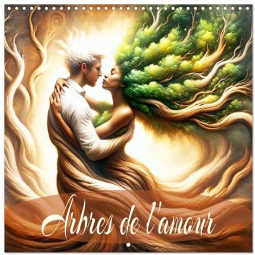 Arbres de l'amour (Calendrier mural carré 2026 30x30 cm) Calendrier double avec une page pour vos prises de notes: Une année sous le signe de la proximité.