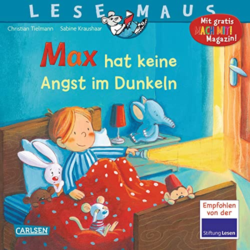 LESEMAUS 5: Max hat keine Angst im Dunkeln: Einfühlsames und humorvolles Bilderbuch ab 3 Jahre | wichtiges Thema kindliche Ängste (5)
