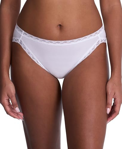 Natori Women's Bliss French Cut Briefs, White, M