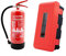 Feuerlöscher 6kg ABC Pulverlöscher mit Schutzbox aus Kunststoff abschließbar inkl. ANDRIS® Prüfnachweis mit Jahresmarke
