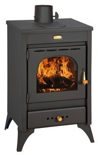 Prity STUFA Nera A LEGNA MODELLO KIR9/12KW