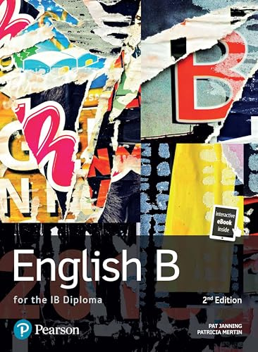 Pearson Baccalaureate English B for the IB Diploma (Pearson International Baccalaureate Diploma: International Editions)
