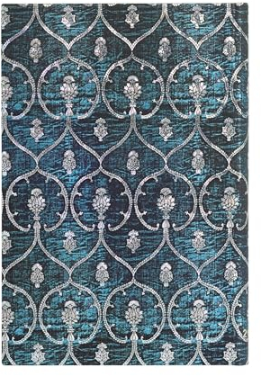 Paperblanks 12-Monatskalender 2024 Samtblau | Horizontal | Mini (95 × 140 mm)