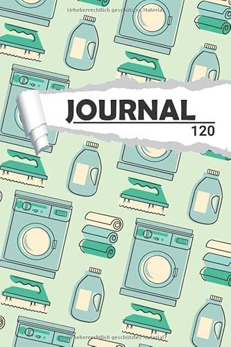 Journal Haushalt: Notizbuch I DIN A5 I 120 Seiten I Dot Grip I Organizer I Tagebuch I Skizzen I Handletter (Abstrakte Muster, Band 1)