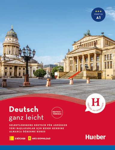 Deutsch ganz leicht A1: Selbstlernkurs Deutsch für Anfänger – Yeni başlayanlar için kendi kendine Almanca öğrenme kursu / Paket: Textbuch + ... + MP3-Download (... ganz leicht Deutsch A1)
