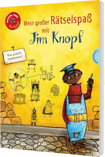 Mein großer Rätselspaß mit Jim Knopf: Kreatives Beschäftigungsbuch ab 6 Jahren, über 100 Rätsel und Ausmalbilder